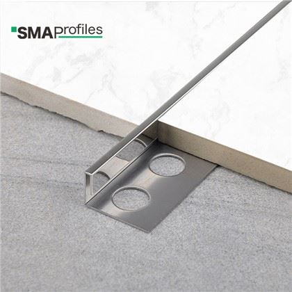 Overgangsstrimmel i rustfrit stål